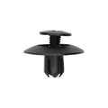 6mmx9mm Black Nylon Screw-Type Retainer with Closed End, 20mm Head