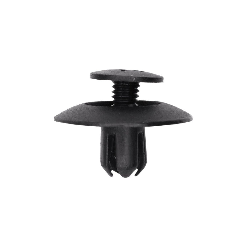 6mmx9mm Black Nylon Screw-Type Retainer with Closed End, 20mm Head
