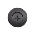 6mmx9mm Black Nylon Screw-Type Retainer with Closed End, 20mm Head