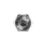 M4-.70x16mm Hex Head DIN 933 Cap Screw, Zinc