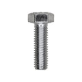 M5-0.80x16mm Hex Head DIN 933 Cap Screw, Zinc