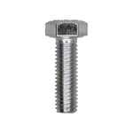 M5-0.80x16mm Hex Head DIN 933 Cap Screw, Zinc