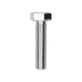 M5-0.80x20mm Hex Head DIN 933 Cap Screw, Zinc