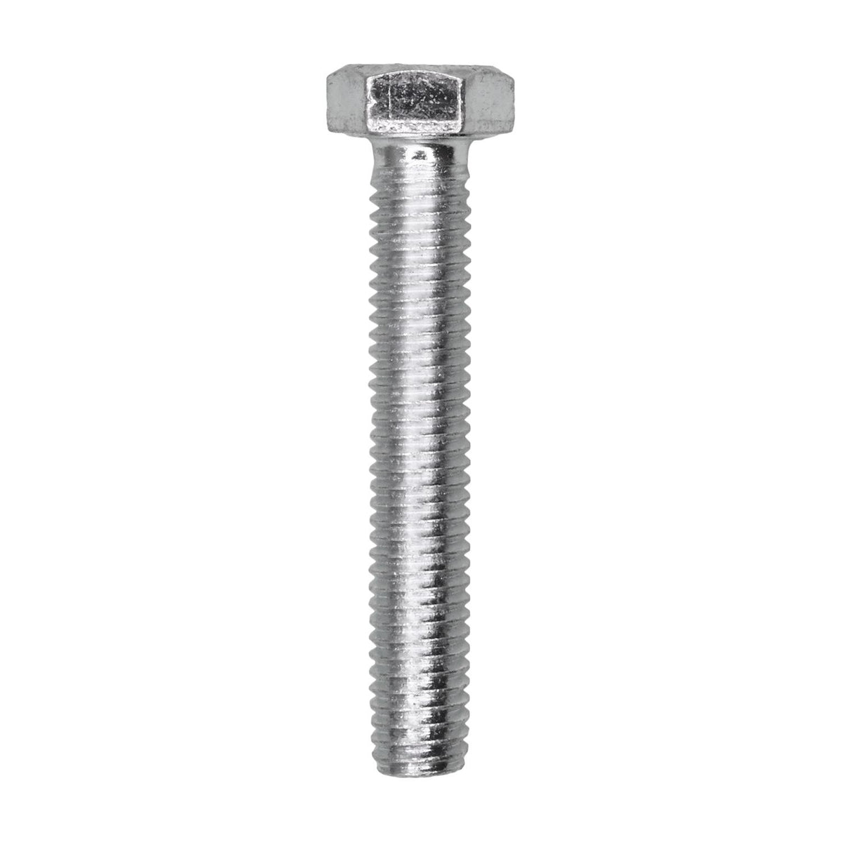 M5-0.80x30mm Hex Head DIN 933 Cap Screw, Zinc