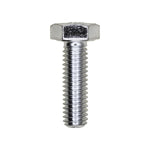 M6-1.0x20mm Hex Head DIN 933 Cap Screws Class 8.8, Zinc