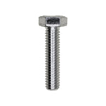 M6-1.0x25mm Hex Head DIN 933 Cap Screw Grade 8, Zinc