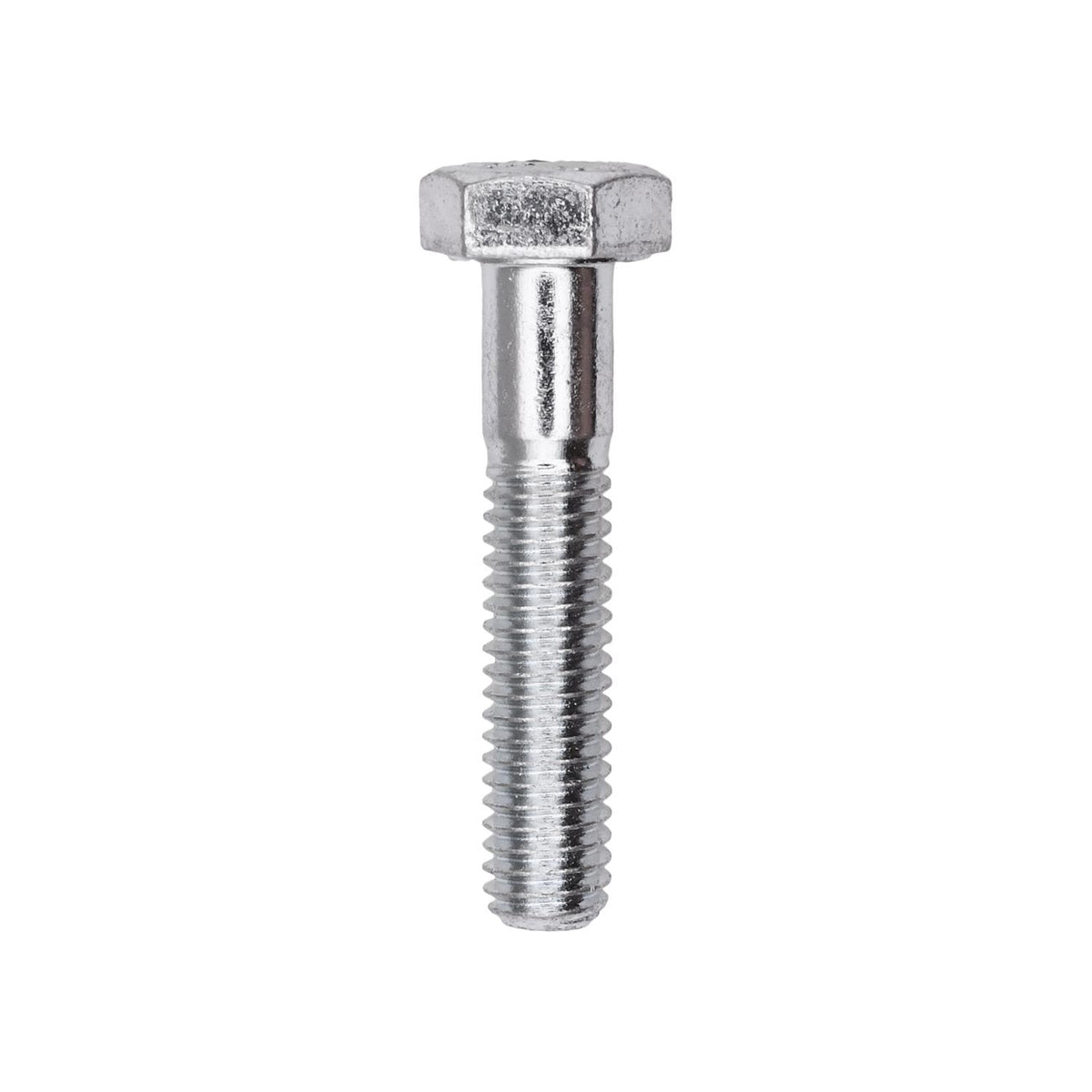 M6-1.0x30mm Hex Head DIN 931 Metric Cap Screw, Zinc