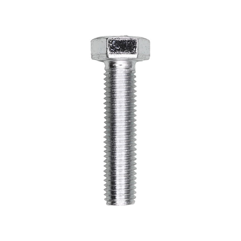 M7-1.0x30mm Hex Head DIN 933 Cap Screw, Zinc