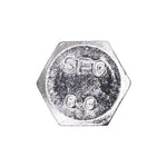M7-1.0x30mm Hex Head DIN 933 Cap Screw, Zinc