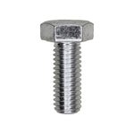 M8-1.25x20mm Hex Head DIN 933 Cap Screw Grade 8, Zinc