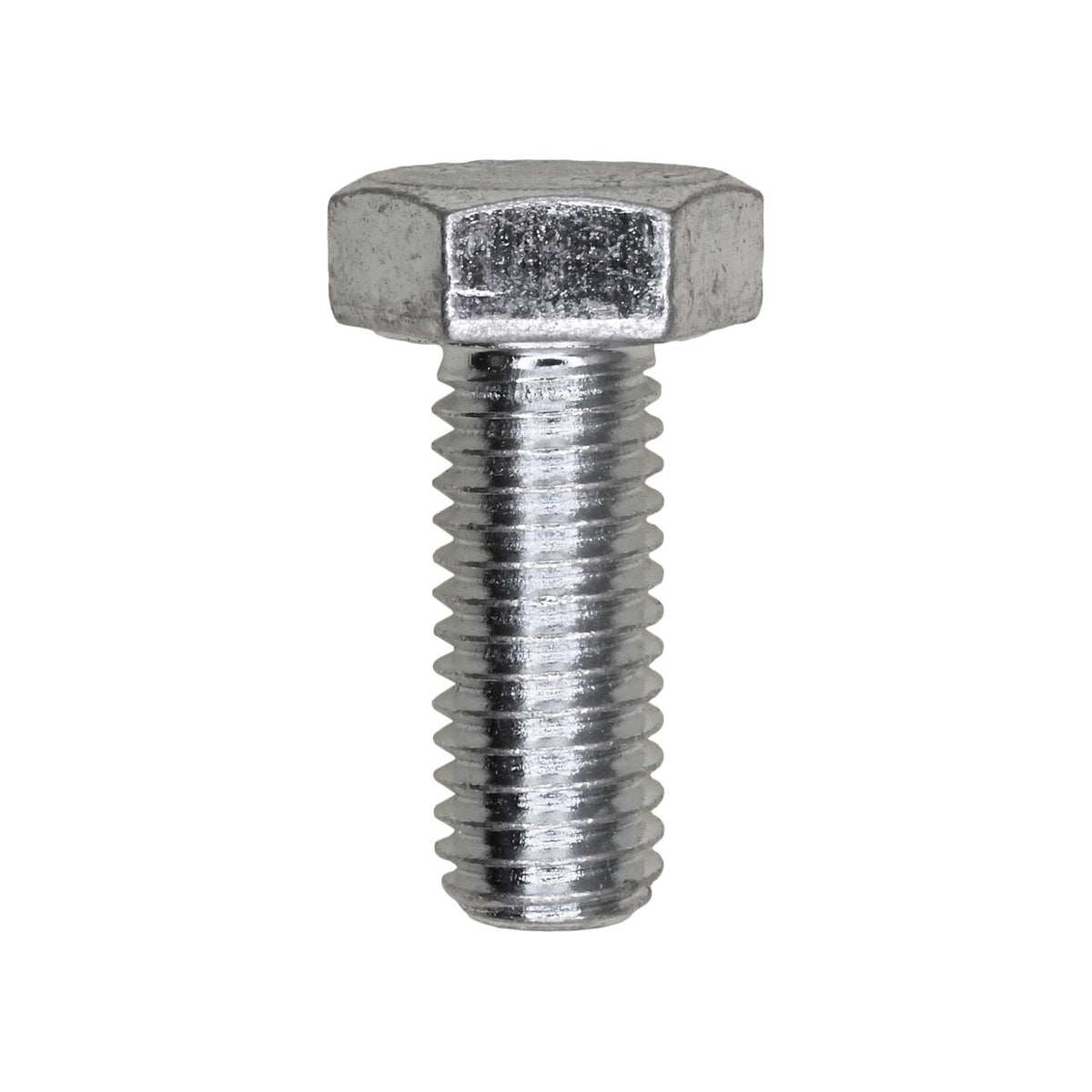 M8-1.25x20mm Hex Head DIN 933 Cap Screw Grade 8, Zinc