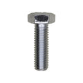 M8-1.25x25mm Hex Head DIN 933 Cap Screw Grade 8, Zinc