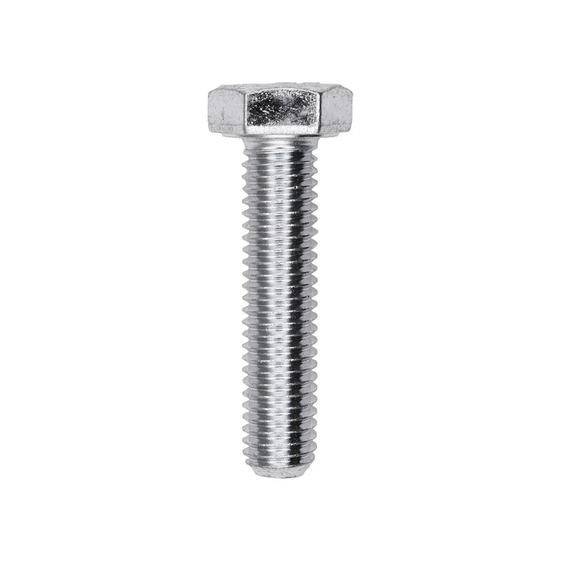 M8-1.25x35mm Hex Head DIN 931 Cap Screw Grade 8, Zinc