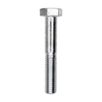 M8-1.25x50mm Hex Head DIN 931 Cap Screw, Zinc