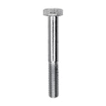 M8-1.25x60mm Hex Head DIN 931 Cap Screw, Zinc