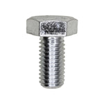 M10-1.5x20mm Hex Head DIN 933 Cap Screw, Zinc