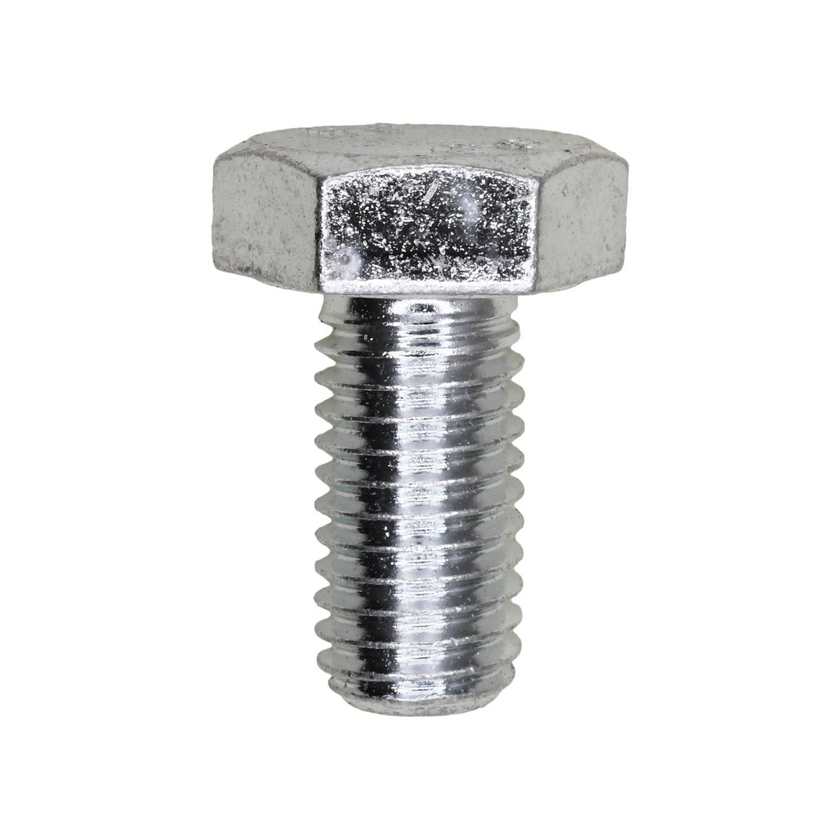 M10-1.5x20mm Hex Head DIN 933 Cap Screw, Zinc