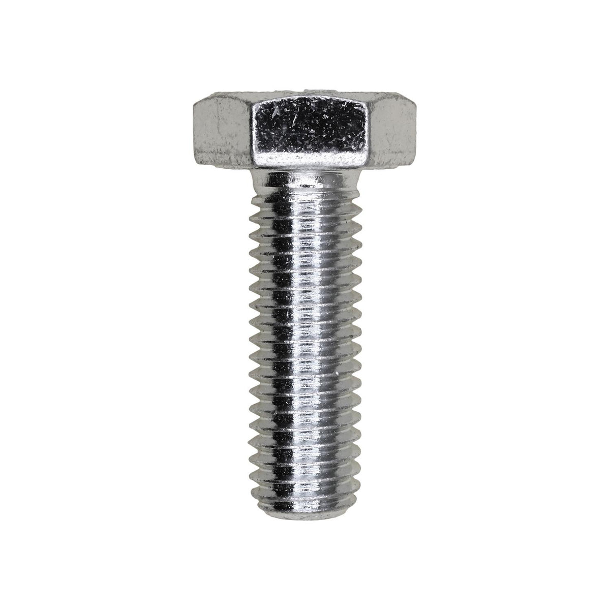 M10-1.5x30mm Hex Head DIN 933 Cap Screw, Zinc