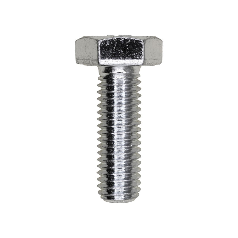 M10-1.5x30mm Hex Head DIN 933 Cap Screw, Zinc
