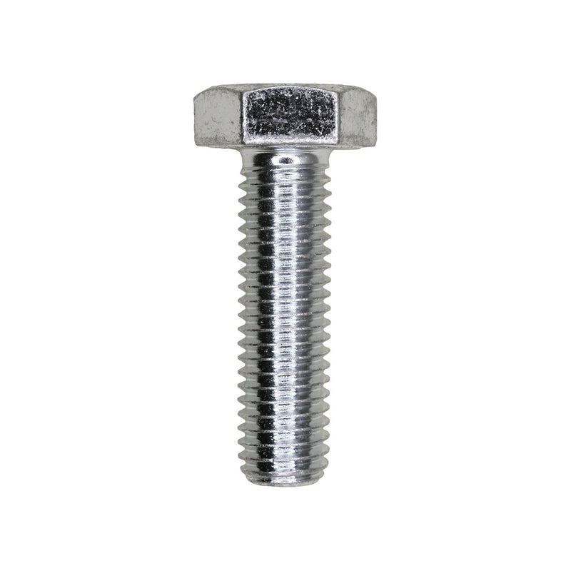 M10-1.5x35mm Hex Head DIN 933 Cap Screw, Zinc