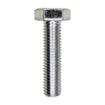 M10-1.5x40mm Hex Head DIN 931 Cap Screw, Zinc