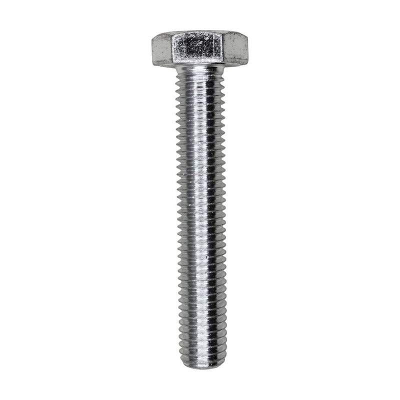 M10-1.5x60mm Hex Head DIN 931 Cap Screw, Zinc