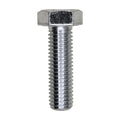 M12-1.75x40mm Hex Head DIN 933 Cap Screw, Zinc