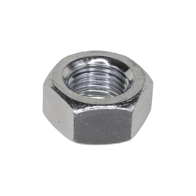 M12-1.25 DIN 934 Hex Nut, Zinc