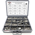 3/8"-16 Coarse 18-8 Stainless Steel Hex Cap Screws, Nuts, & Washers - 378 PCS