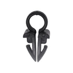 1/4" Black Nylon Routing Clip For Tube, Hose, Wire