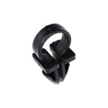 1/4" Black Nylon Routing Clip, 3/8"