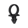 1/4" Black Nylon Routing Clip, 1/2"