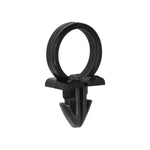 1/4" Black Nylon Routing Clip, 1/2"