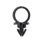 1/4" Black Nylon Routing Clip, 1/2"