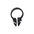1/4" Black Nylon Routing Clip, 5/8"