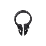1/4" Black Nylon Routing Clip, 5/8"