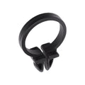 1/4" Black Nylon Routing Clip, 3/4"