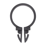 1/4" Black Nylon Routing Clip, 3/4"