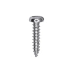 #6x5/8" Slotted Pan Head Tapping Screw, Type A/AB, Zinc Chromate