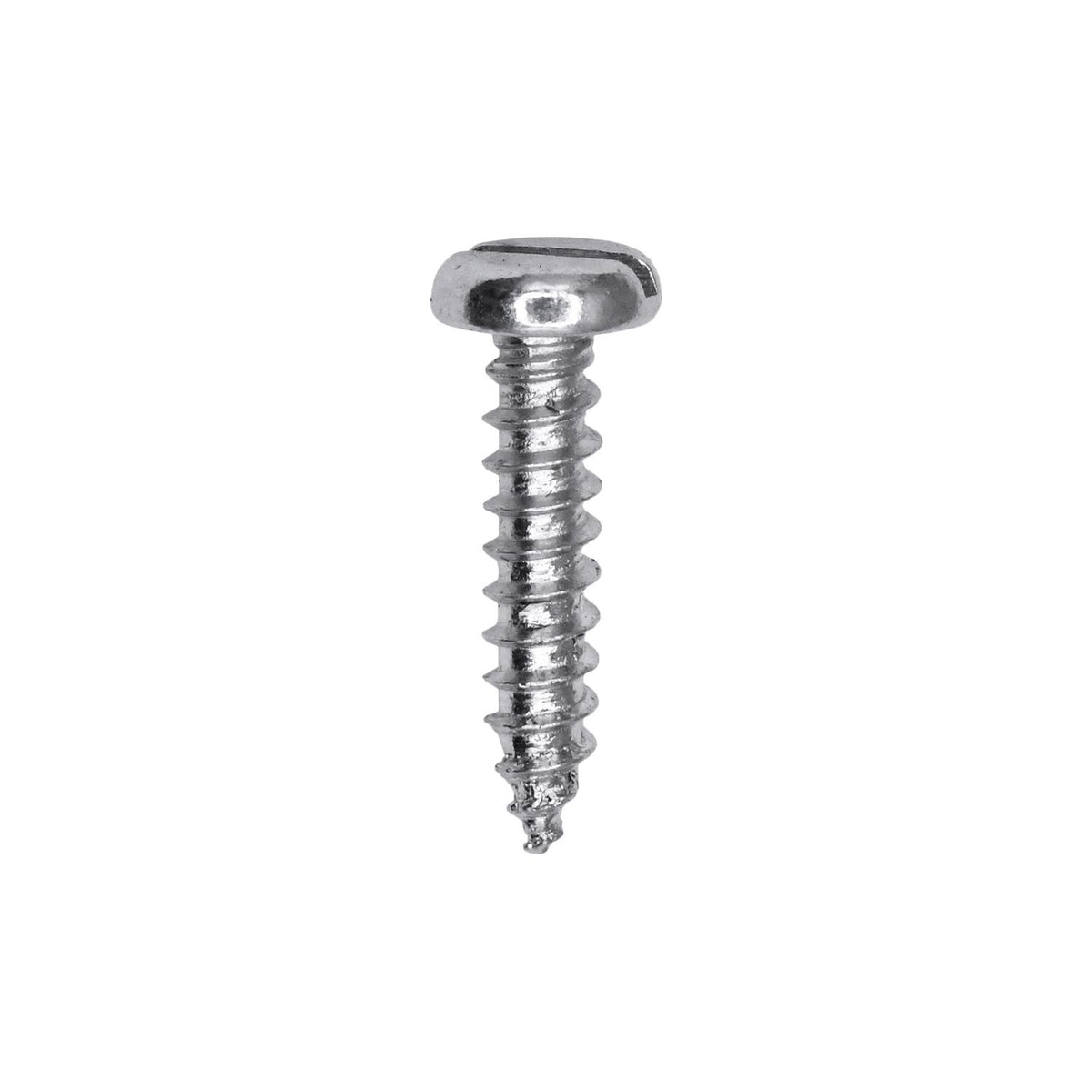 #6x5/8" Slotted Pan Head Tapping Screw, Type A/AB, Zinc Chromate