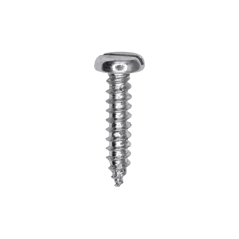 #6x5/8" Slotted Pan Head Tapping Screw, Type A/AB, Zinc Chromate
