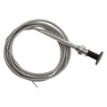 3/8"-24 Bodyx5 Feet Black Knob Push-Pull Control Choke Body Thread
