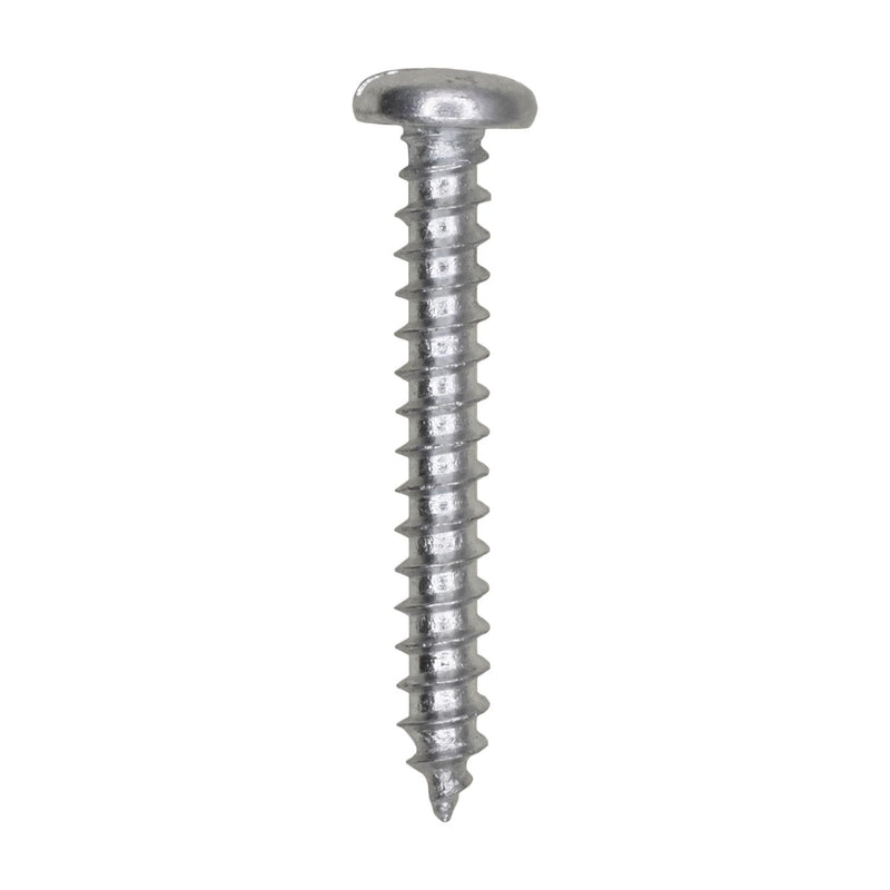 #6x1" Slotted Pan Head Tapping Screw, Type A/AB, Zinc Chromate