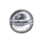 #8x1" Slotted Pan Head Tapping Screw, Type A/AB, Zinc Chromate