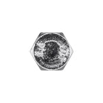 M4-.70x25mm Hex Head DIN 933 Cap Screw Class 8.8, Zinc