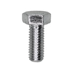 M5-0.80x12mm Hex Head DIN 933 Cap Screw Class 8.8, Zinc