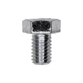 M8-1.25x12mm Hex Head DIN 933 Cap Screw Class 8.8, Zinc