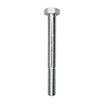 M8-1.25x75mm Hex Head DIN 931 Cap Screw Class 8.8, Zinc