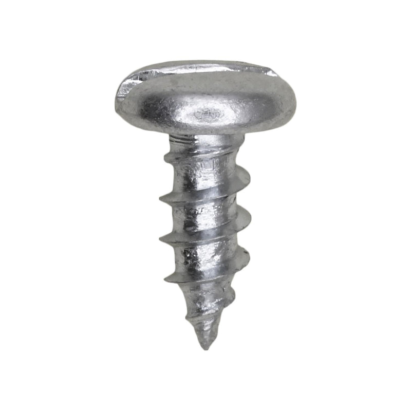 #10x1/2" Slotted Pan Head Tapping Screw, Type A/AB, Zinc Chromate