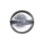 #10x1/2" Slotted Pan Head Tapping Screw, Type A/AB, Zinc Chromate